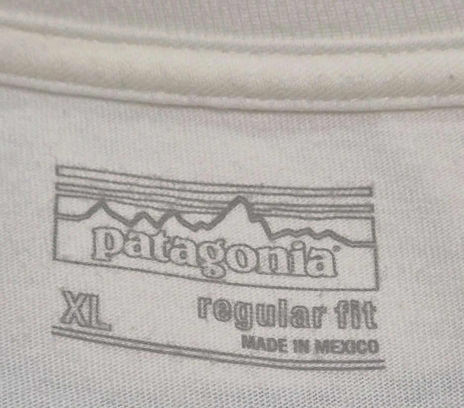 MENS PATAGONIA P-6 LOGO COTTON T-SHIRT SIZE XL gallery