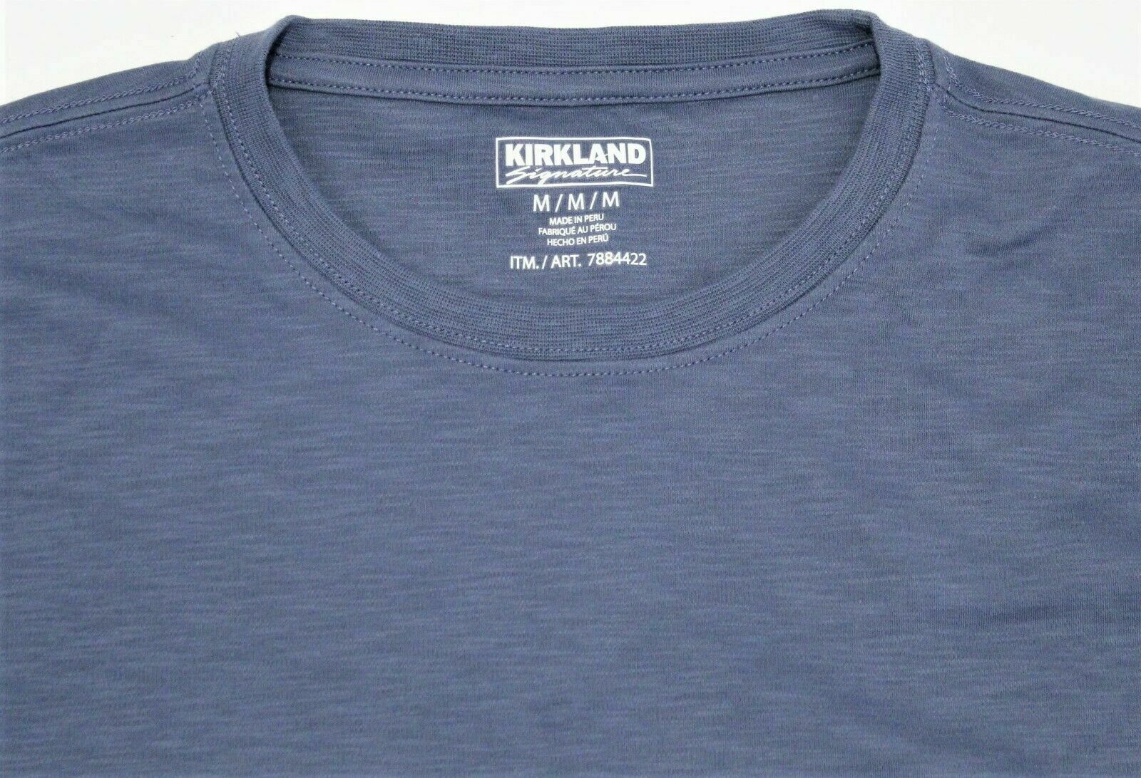 Kirkland Signature Men's Peruvian Pima Cotton Classic Fit Crew Neck Tee gallery