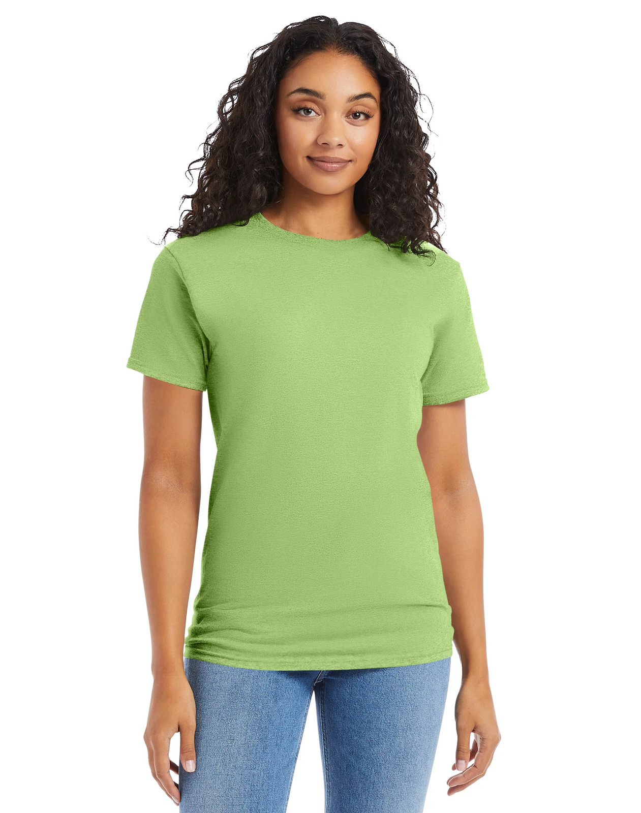 Hanes Men T-Shirt 100% Cotton TAGLESS ComfortSoft Crew tee Heavy Soft S-4XL 5280 gallery