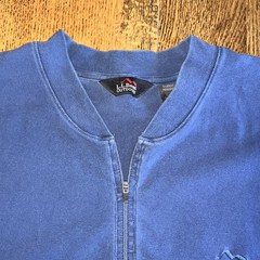 Vtg 80s 90s LL Bean Outdoor 1/4 Zip Pullover Shirt Mens XL Blue Short Sleeve