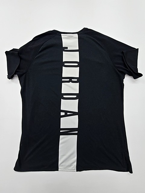 Jordan Womens T Shirt Black Dri-FIT Striped XXL gallery