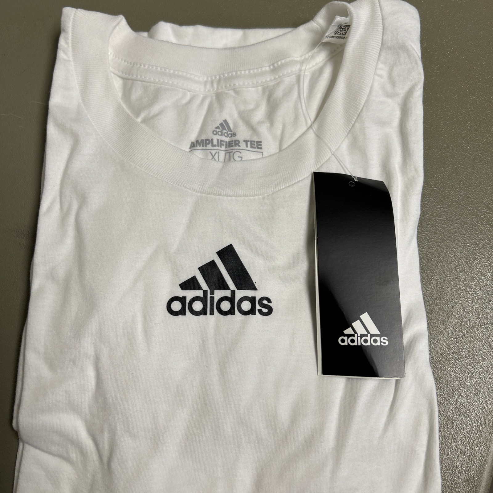 adidas Cotton Amplifier Tee Short Sleeve White EK0172 Men’s Size XL - NWT gallery