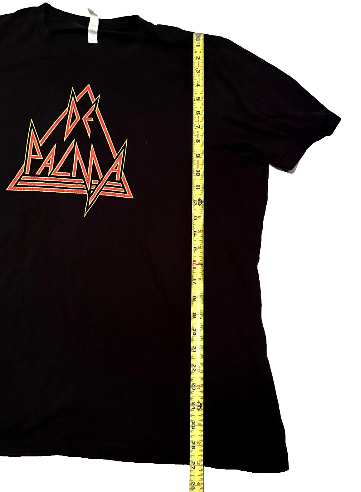 De Palma Cinemetal Black T Shirt Size XL Short Sleeve Rare Def Leppard Cinephile gallery