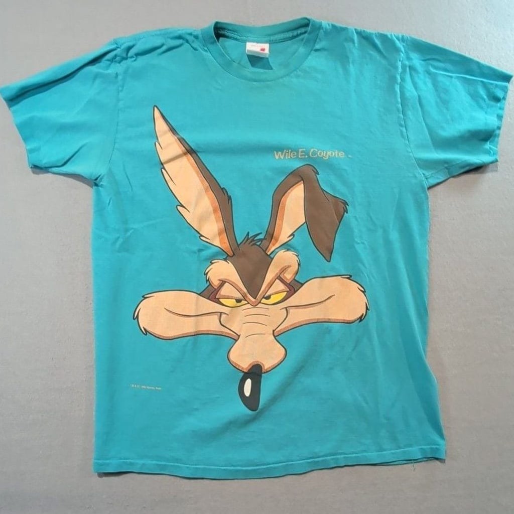Vintage 1993 Wile E. Coyote Looney Tunes Graphic T-Shirt gallery
