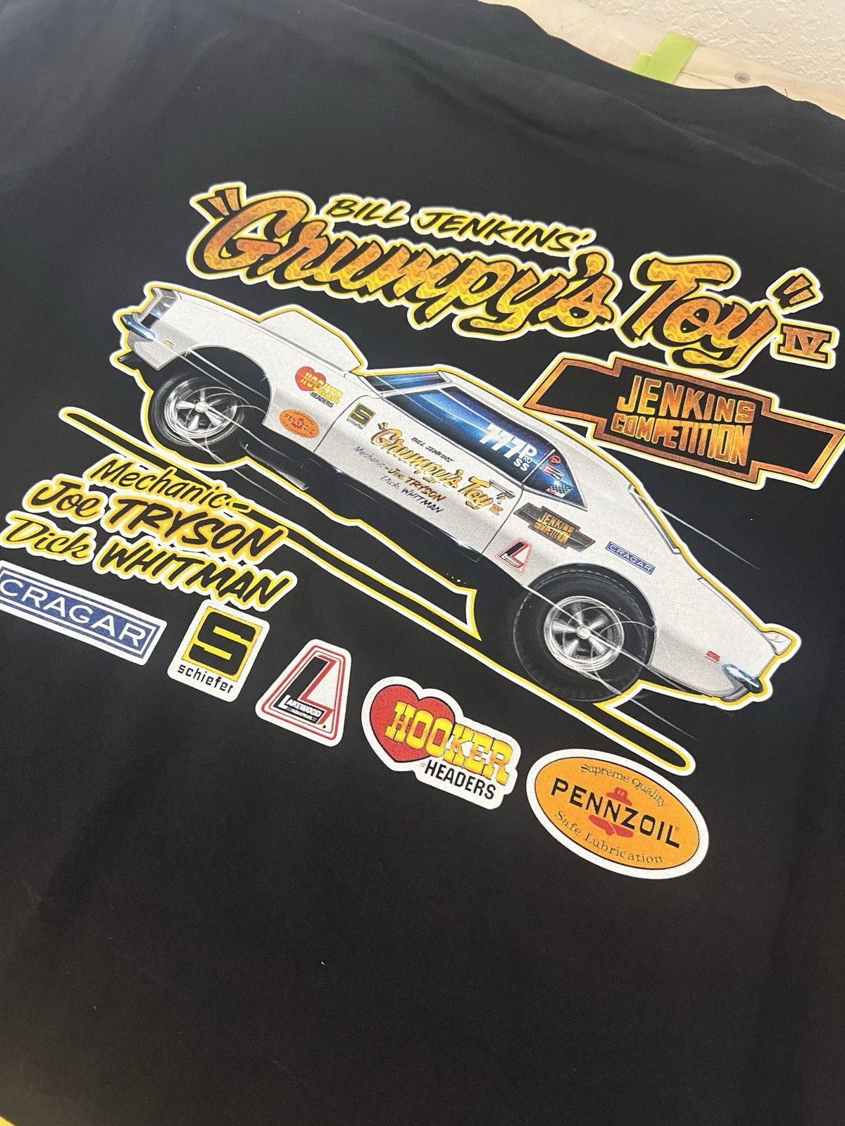 Bill "Grumpy" Jenkins Grumpy's Toy 1968 Pro Stock Camaro Racing T-Shirt gallery