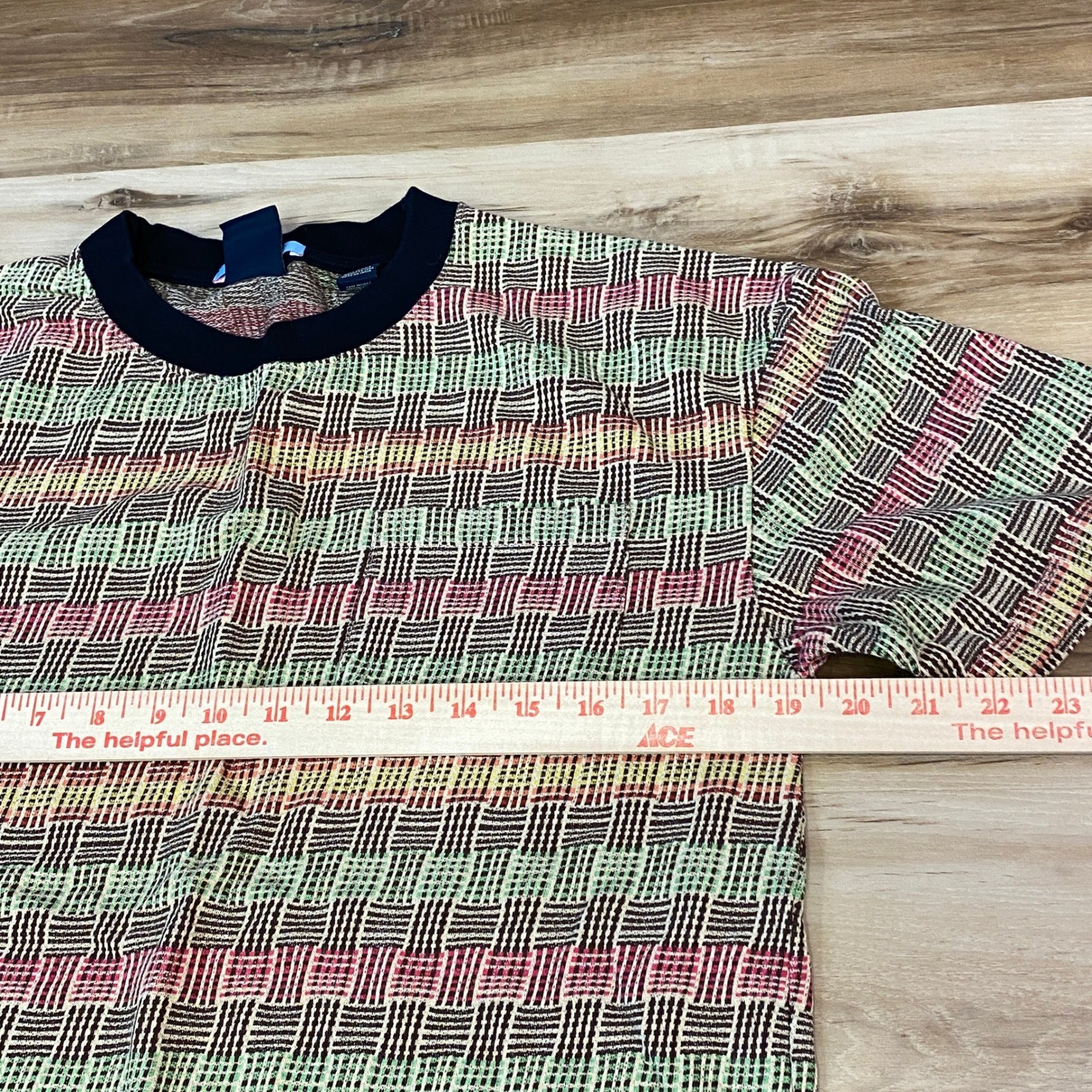 Scotch & Soda Tee Men Small Streetwear 100% Cotton Multi Color Basketweave gallery