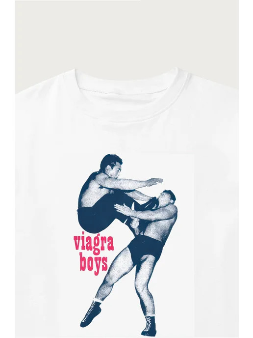 COllection Viagra Boys Band WHite Shirt Unisex S-5XL SG917