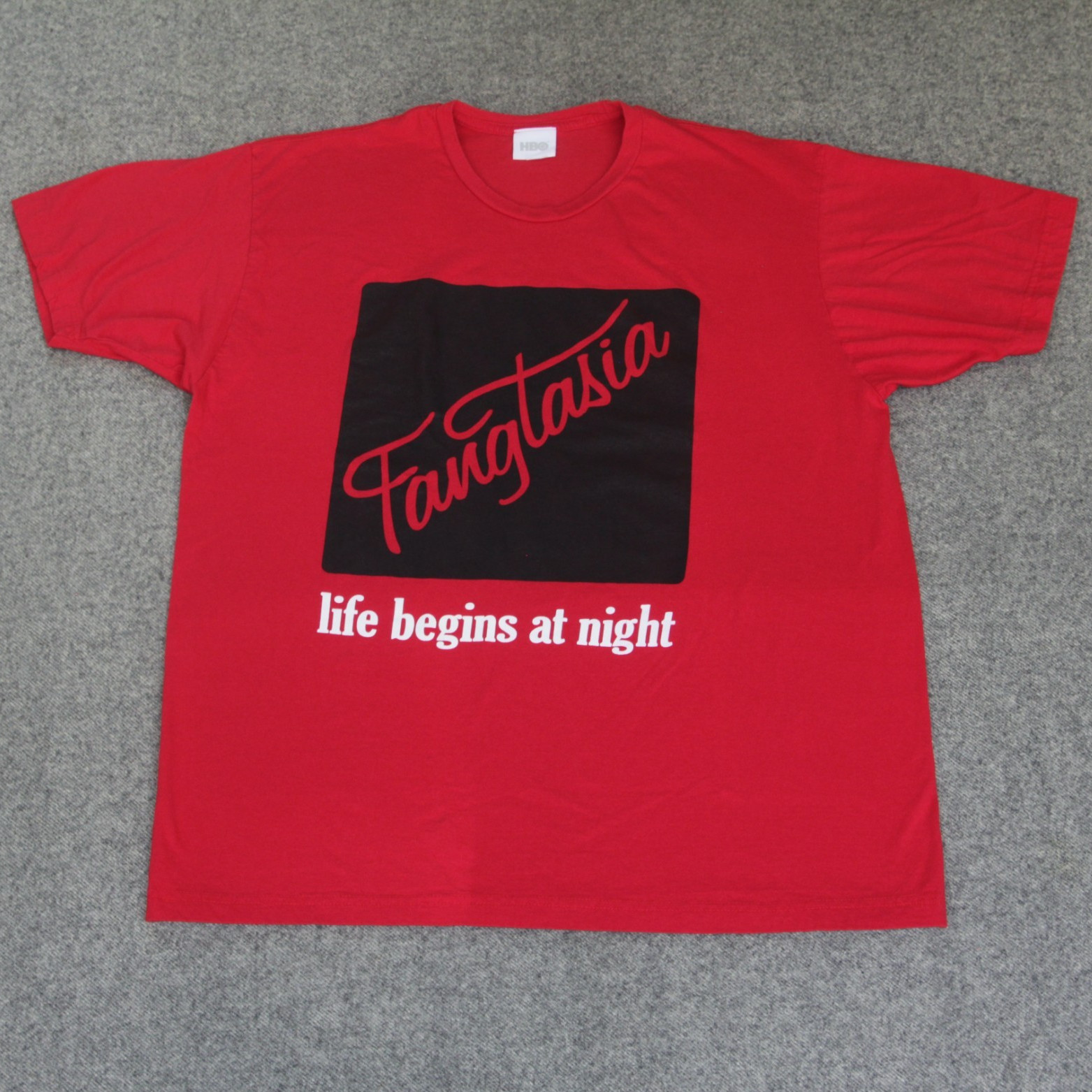 HBO True Blood T Shirt XL VTG 2010 Fangtasia Vampire Bar Horror TV Series Promo gallery