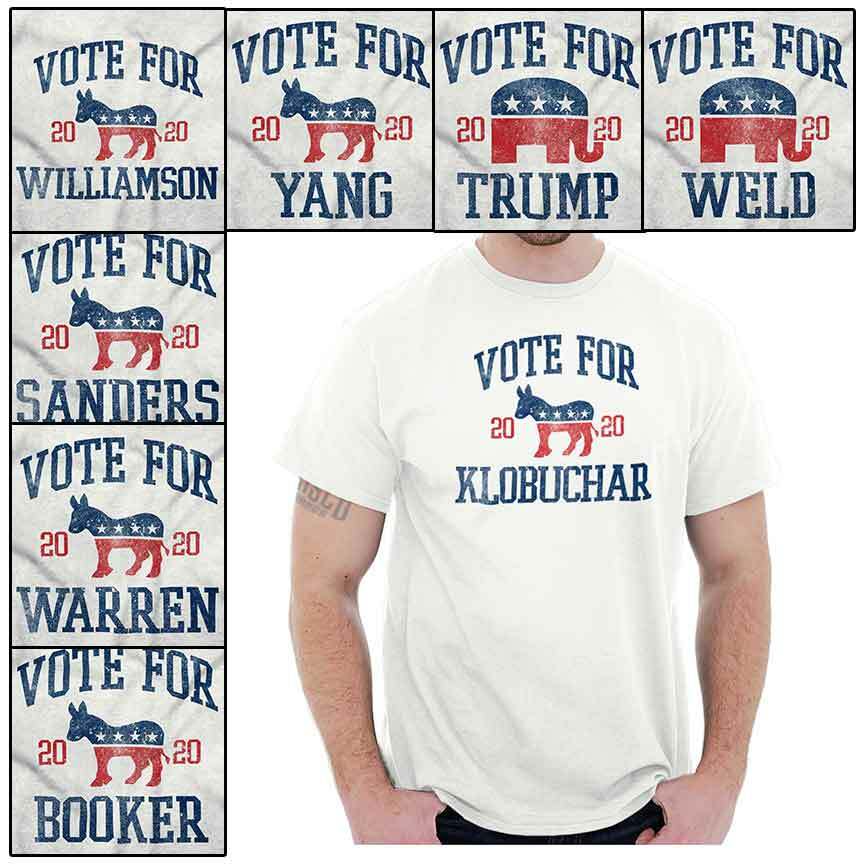 Vote Booker 2020 President Democrat Election Adult Short Sleeve Crewneck Tee gallery