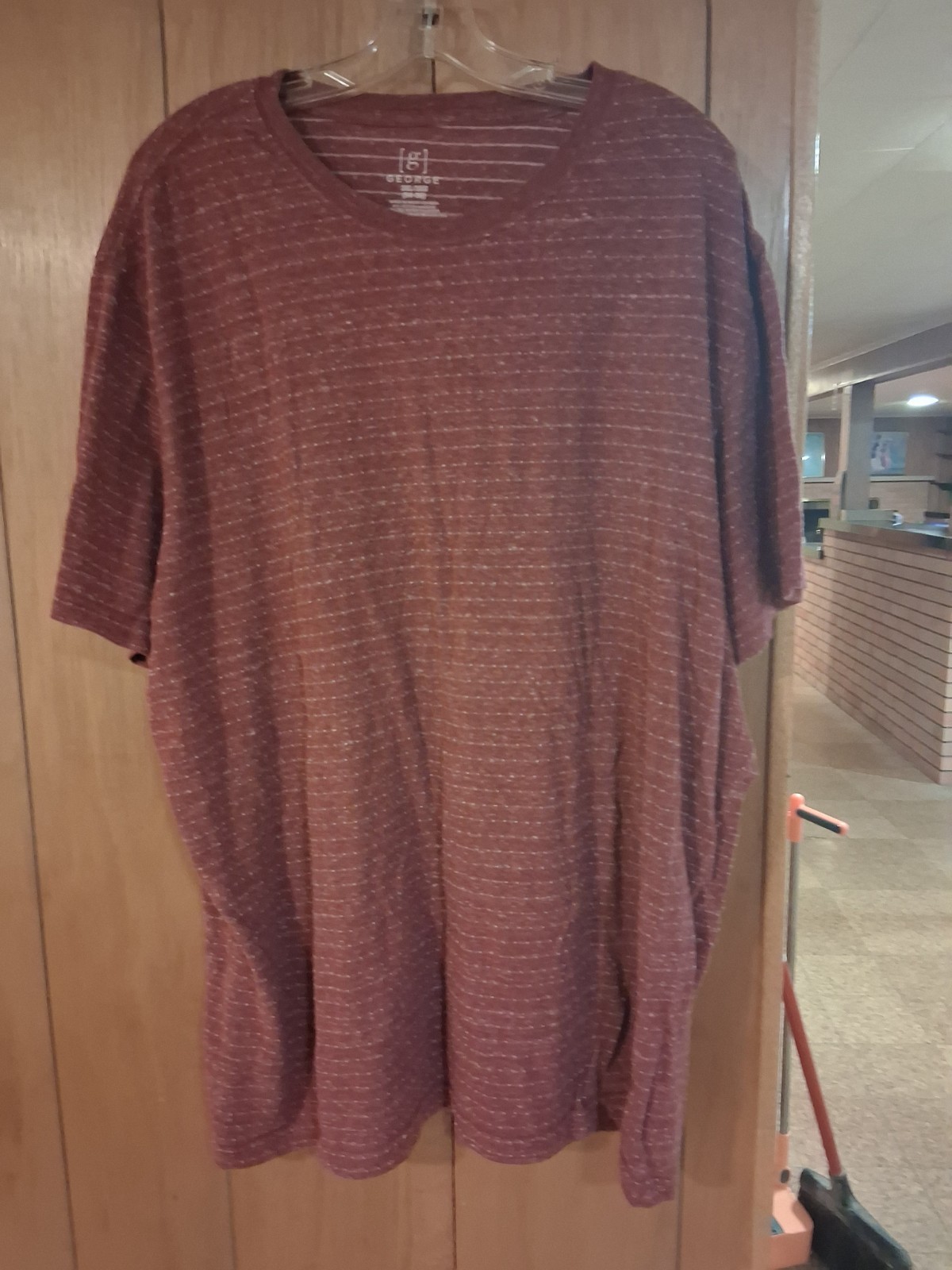 GEORGE Mens Short Sleeve Shirt! Stretchable! 3XL