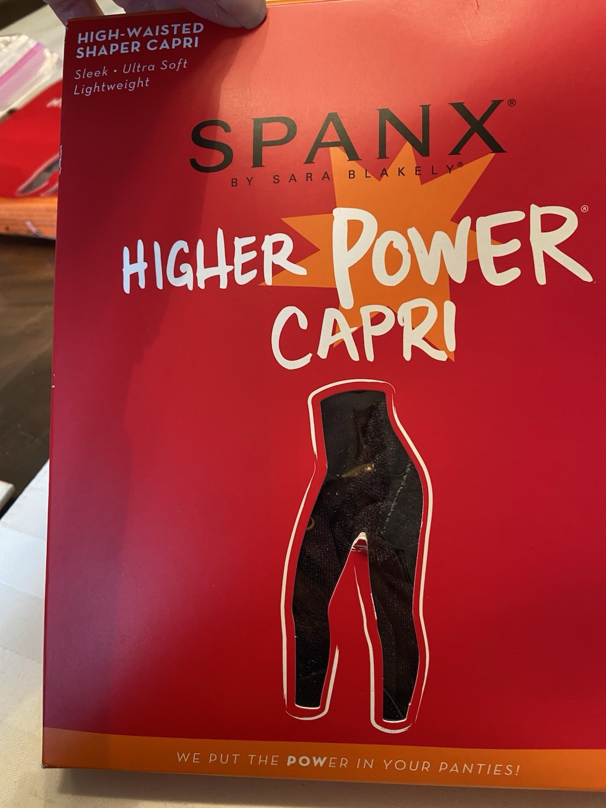 Spanx By Sara Blakely Stretch Black Higher Power Capri Leggings Size F (2XL)