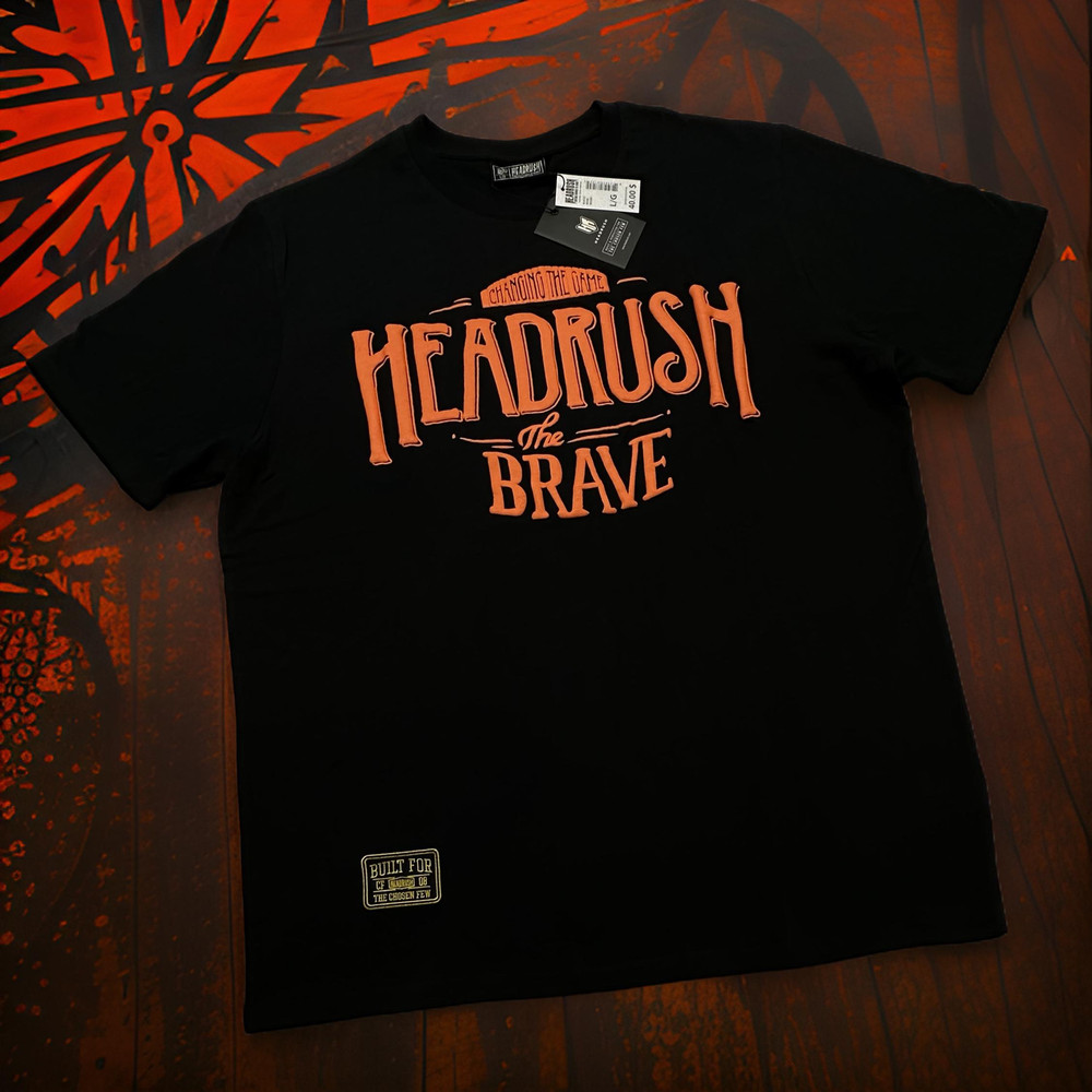 *HEADRUSH* (Black) ~The Brave~ 3D Print Short Sleeve T-Shirt