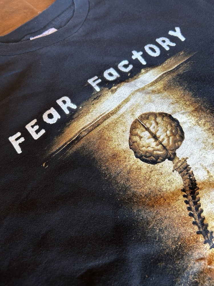 Fear Factory original vintage Obsolete T-shirt XL Blue Grape Machine Head