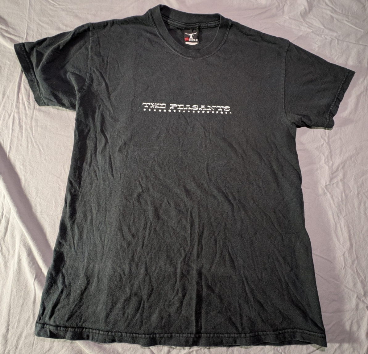 The Peasants T-Shirt Vintage Black Size Medium Indie Rock Boston Band Tee gallery