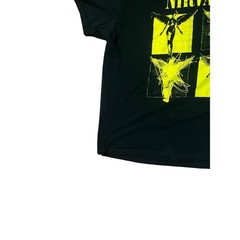Nirvana T-shit 2xl In utero Black Angle Graphic yellow cotton Breathable, comfy