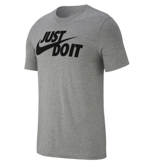 AUTHENTIC NIKE JDI GRAY/BLACK T SHIRT AR5006-063