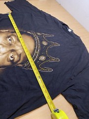 2005 Brooklyn Mint The Notorious B.I.G. Sequin Crown Print T-Shirt Made USA 4XL