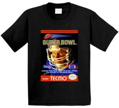 Tecmo Super Bowl Nes Video Game Cover T Shirt
