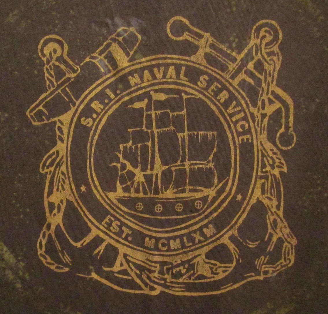 SRI LANKA NAVAL SERVICE tee XL Royal Crest clipper ship Regatta T shirt Calypso gallery
