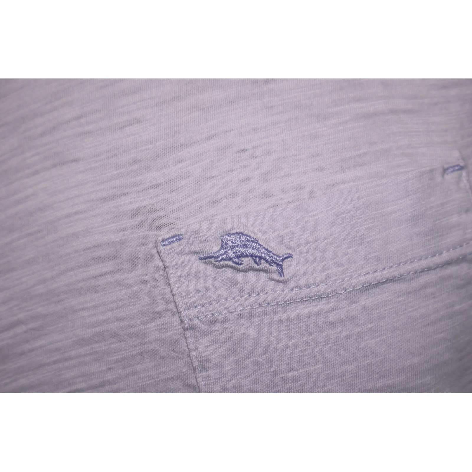 Tommy Bahama T-Shirt Mens Large Purple Pocket Slub Cotton Hawaiian ** gallery