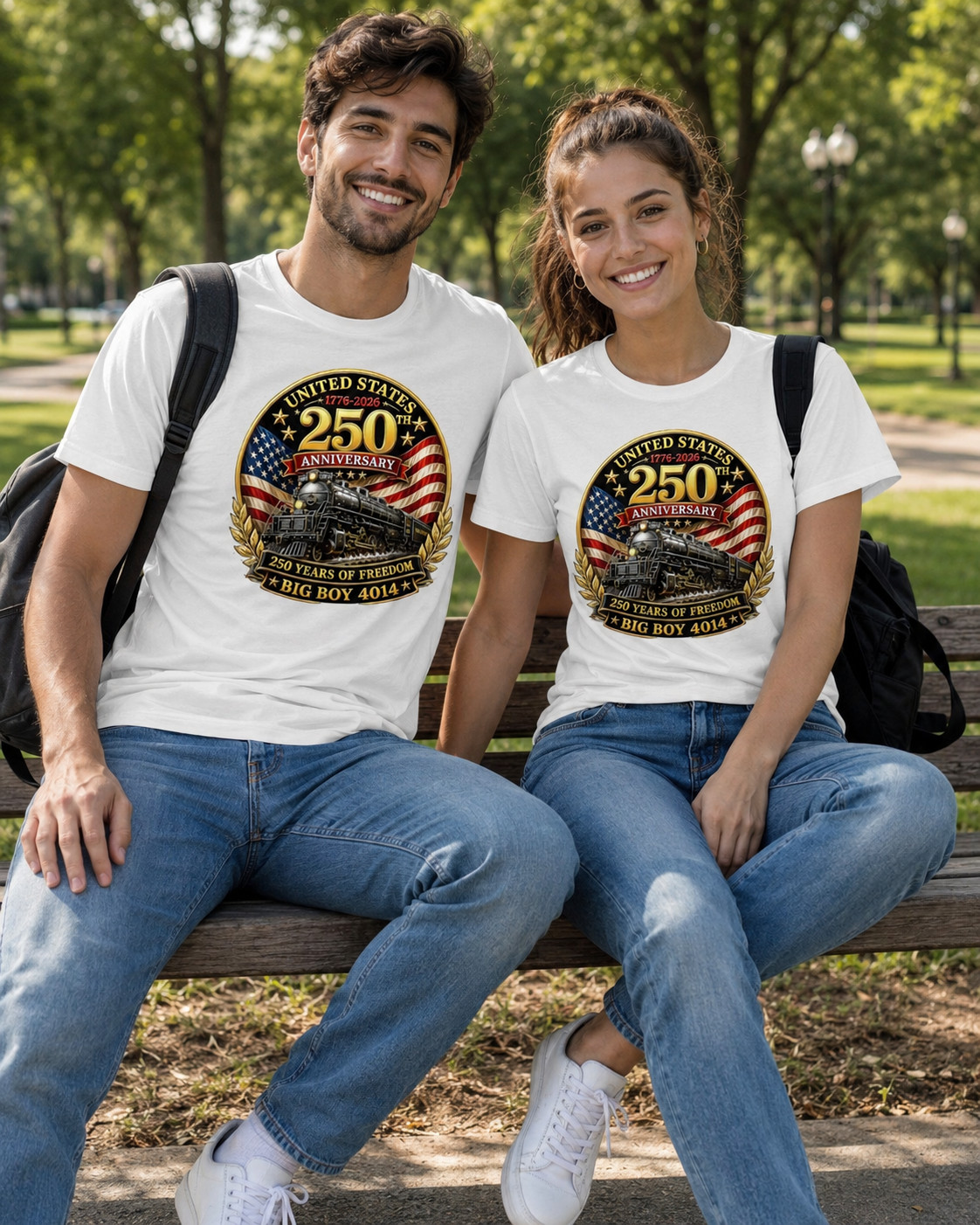 Big Boy 4014 Vintage 250 Steam Locomotive Railroad Train T-Shirt gallery