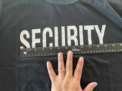 4XL BLACK SECURITY BOUNCER STAFF GUARD SHIRT UNIFORM CONCERT CLUB EVENT