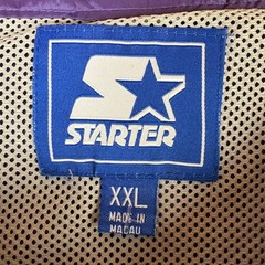 Vintage 1990s Starter Kansas State Wildcats Windbreaker Pullover Shirt size XXL