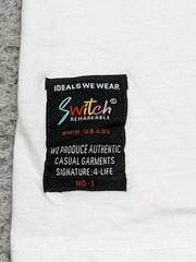 Switch Remarkable Shirt Size XL Embroidered Truth Paint Splatter Hip Hop Y2K