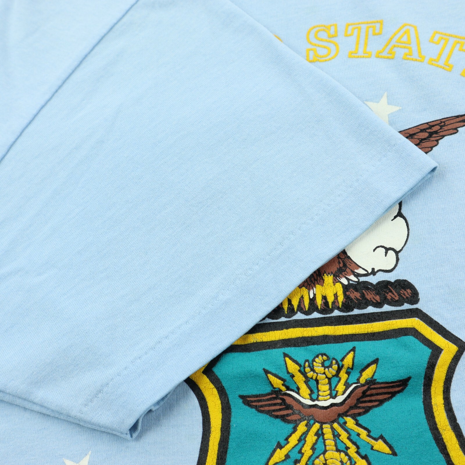 Vintage U.S. Air Force T-Shirt Men's Large Blue Single Stitch Military America gallery
