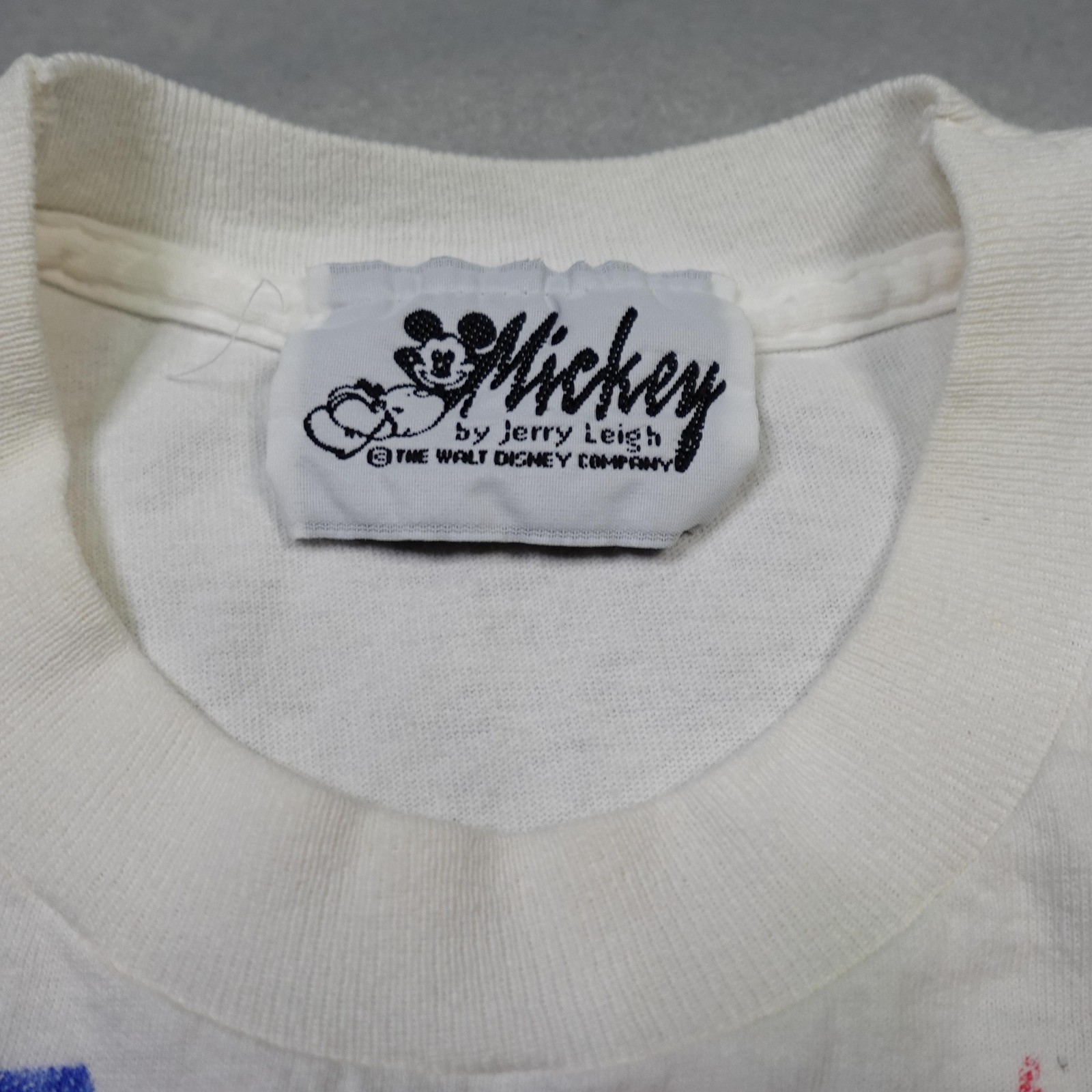 Vintage Disney Mickey Minnie Shirt Mens XL White All Over Print Jerry Leigh 90s gallery