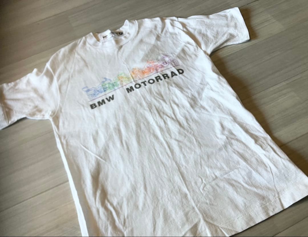 BMW Motorrad Vintage Motorcycle T-Shirt White 90s 20s Free Size gallery