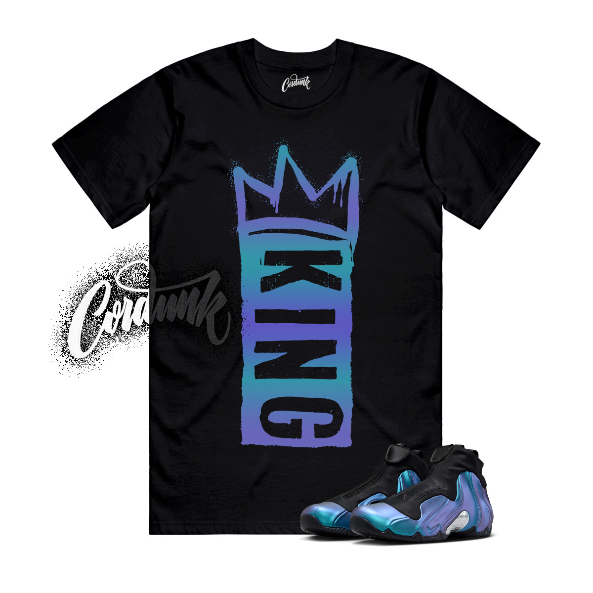 Flightposite Dusty Cactus Persian Violet Metallic Silver T Shirt Match K1 gallery