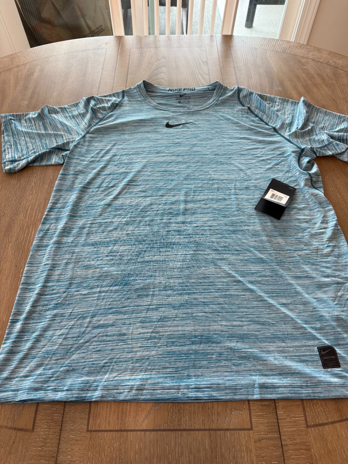 NWT Nike Pro Dri Fit Shirt Adult XXL Light Blue gallery