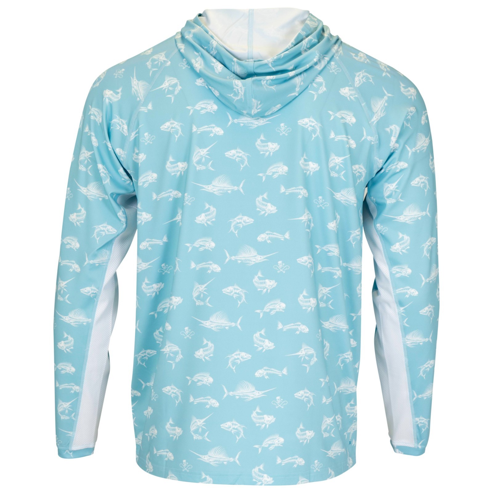Salt life Fish N Bones Hoodie Sky M SLXUvapor Live Salty Saltlife NWT New gallery