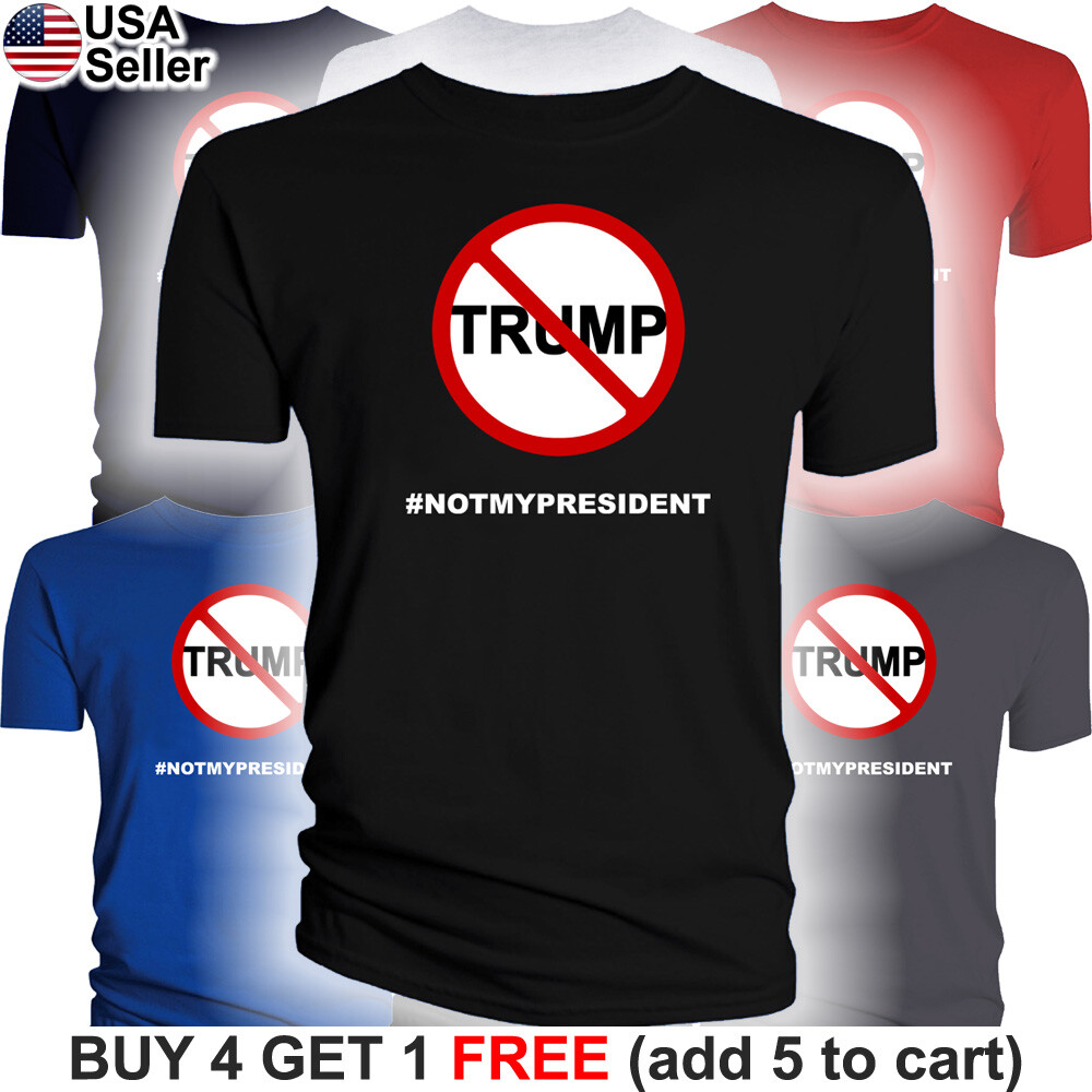 Anti Donald Trump Impeach T-Shirt Not My President USA Policital Democrat US gallery
