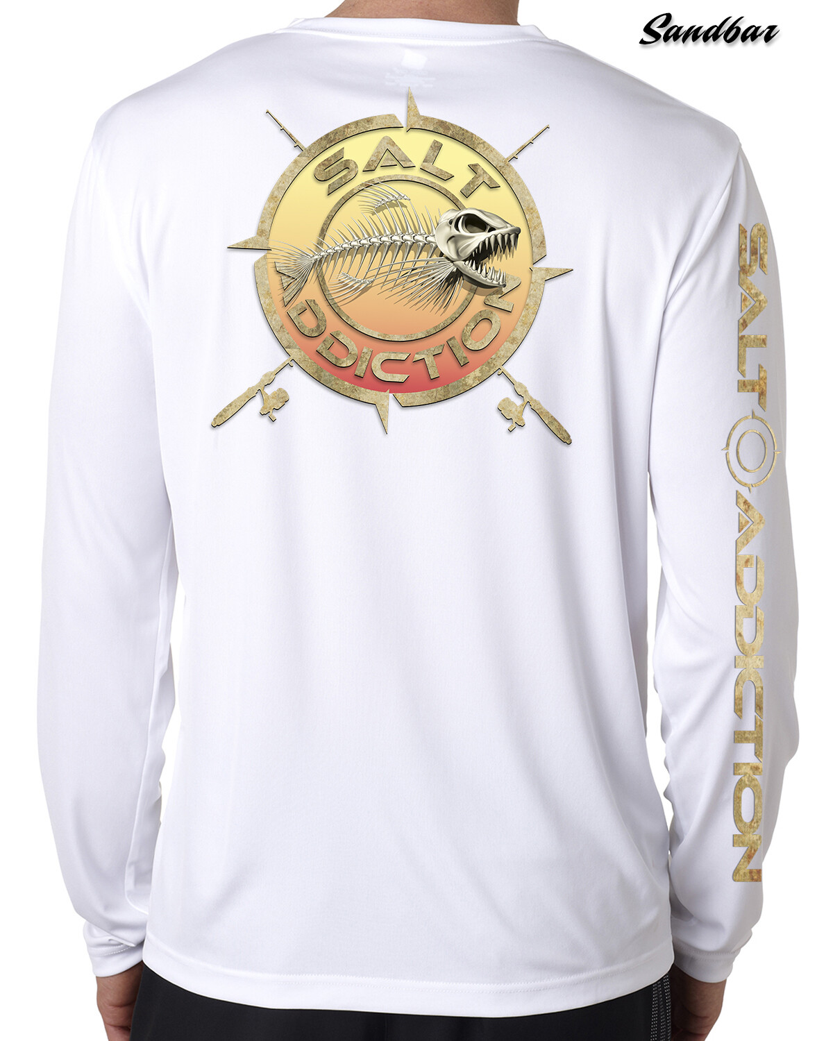 Performance fishing t shirt Salt Addiction long sleeve apparel saltwater uv 50+ gallery