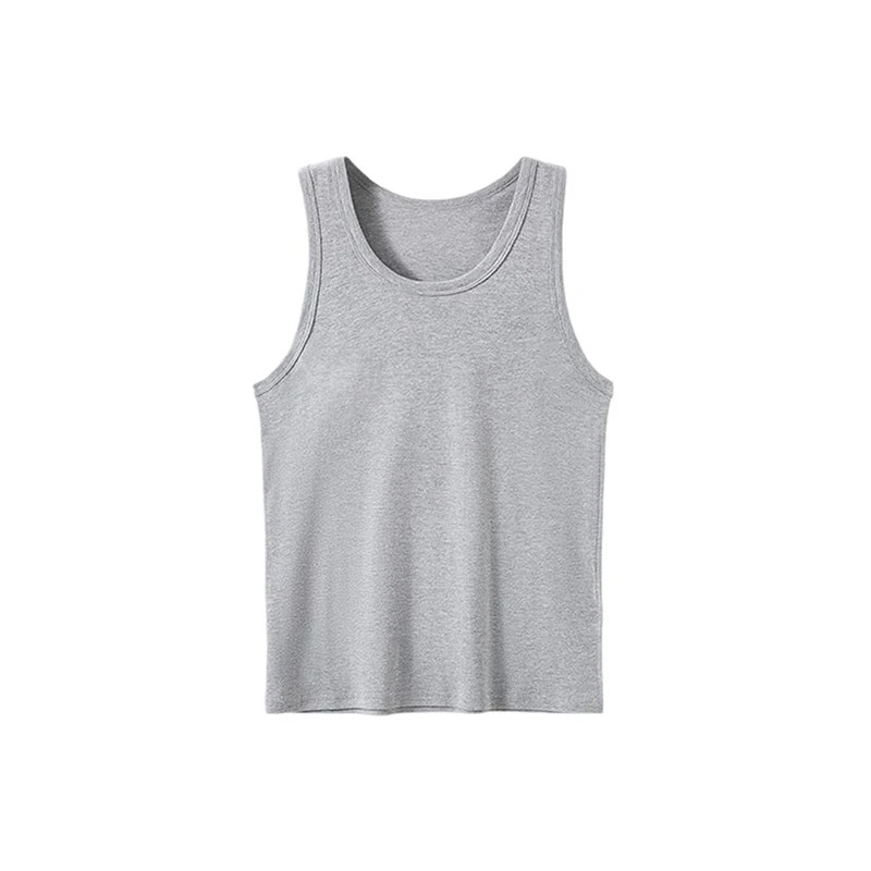 1/3 Pack Four Seasons Men's Cotton Joker Vest Teenagers Simple Fit Sports. gallery