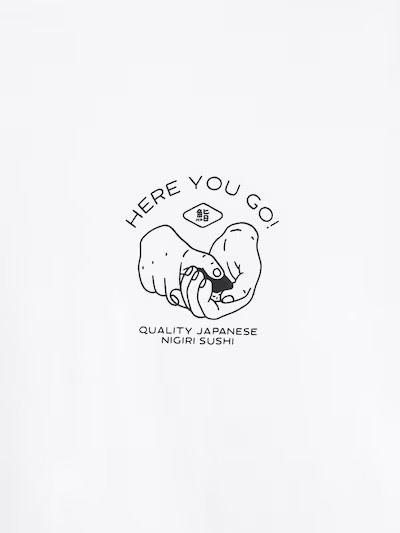 GU Graphic T-Shirt OMIYAGE Yunosuke + X Tee Japan Limited NEW Osushi Sushi New gallery