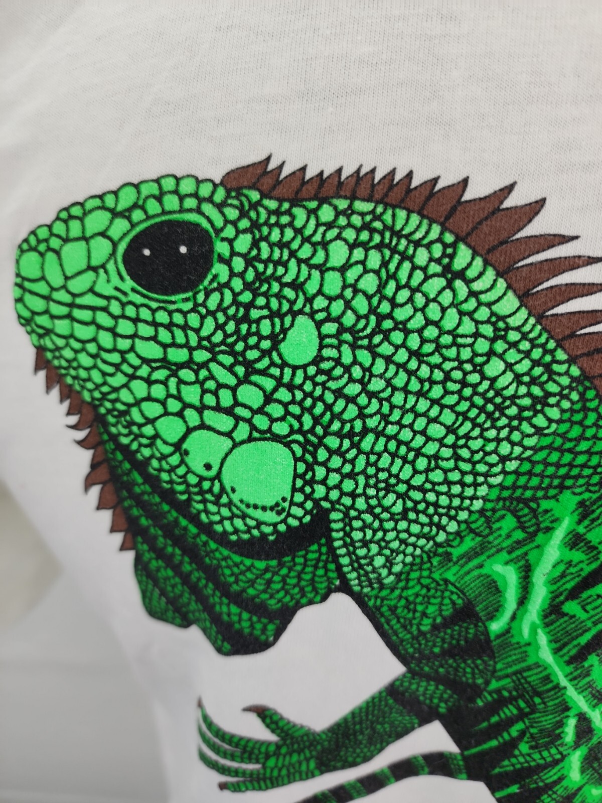 Cozumel Mexico T-Shirt Mens Large Iguana DUAL SIDED Puff Print gallery