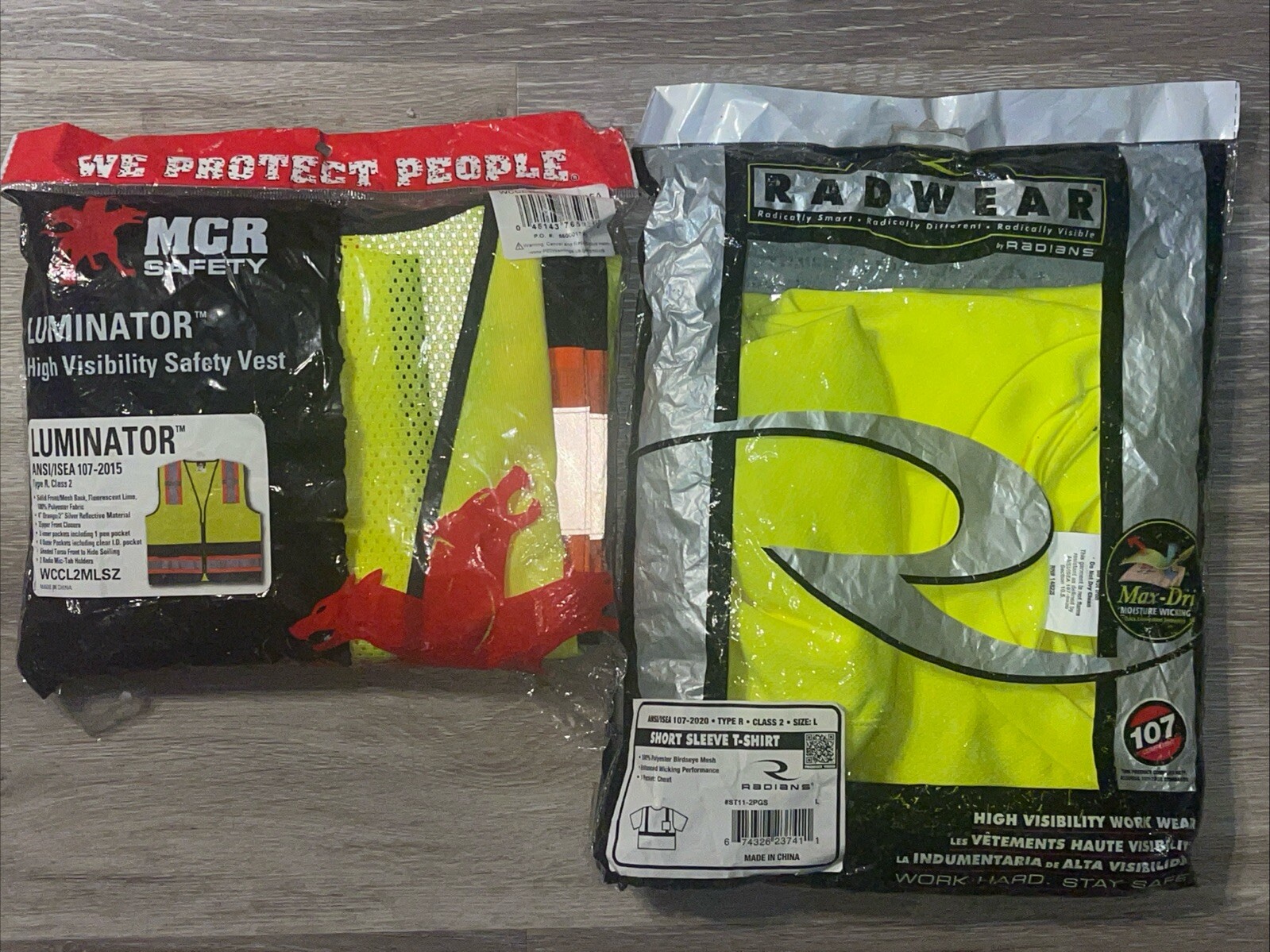 Lot Of Safety High Visibility ANSI Reflective Road Work Safety T Shirt And Vest gallery