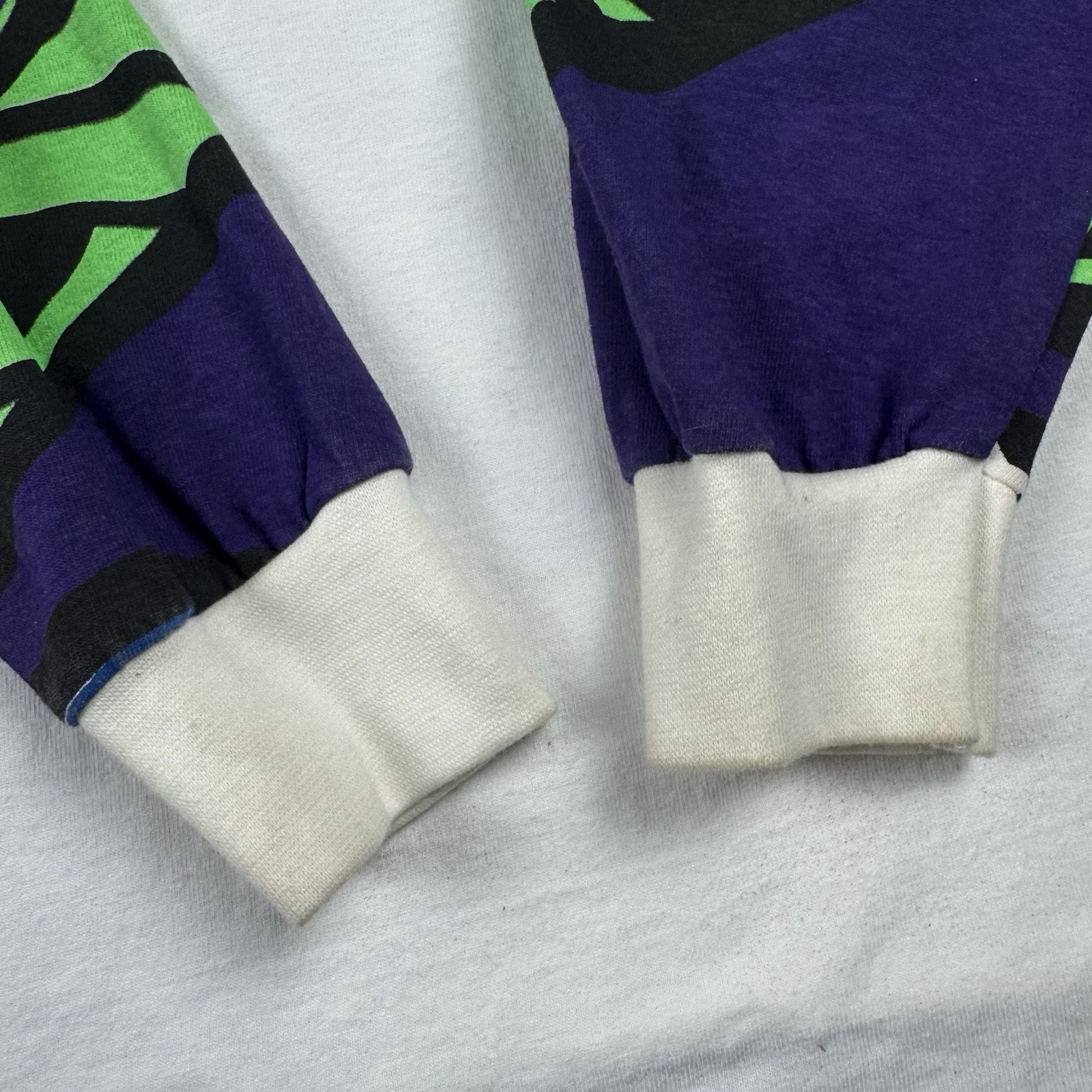 Vintage 90s Team Green Supercross Motorcycle AOP Racing Jersey Shirt Size XL gallery