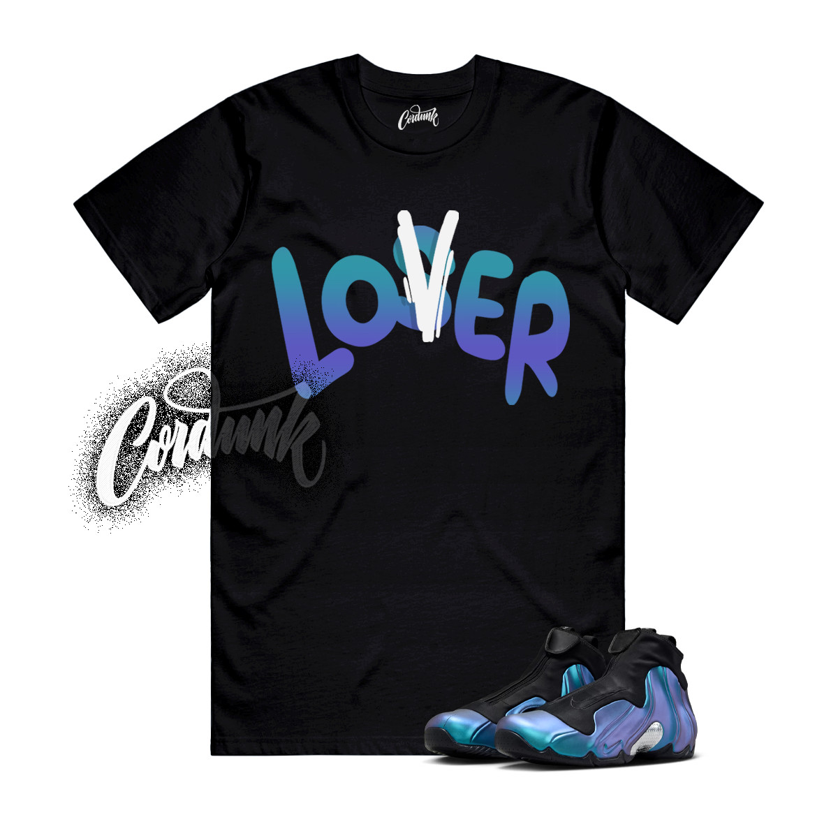 Flightposite Dusty Cactus Persian Violet Metallic Silver T Shirt Match LOVER