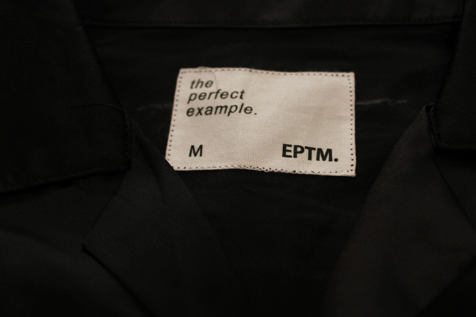 Men’s EPTM. NWT Black Satin Button Front Top Graphic Streetwear M Logo Skull gallery