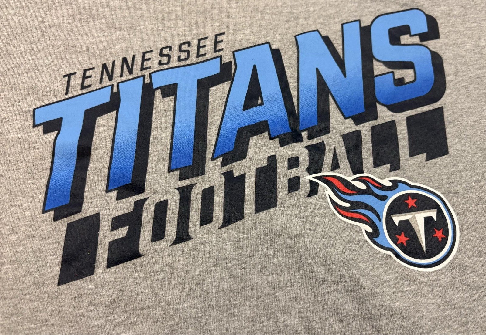 Tennessee Titans Football Shirt Mens XL Gray Tee T-Shirt NFL Team Apparel gallery
