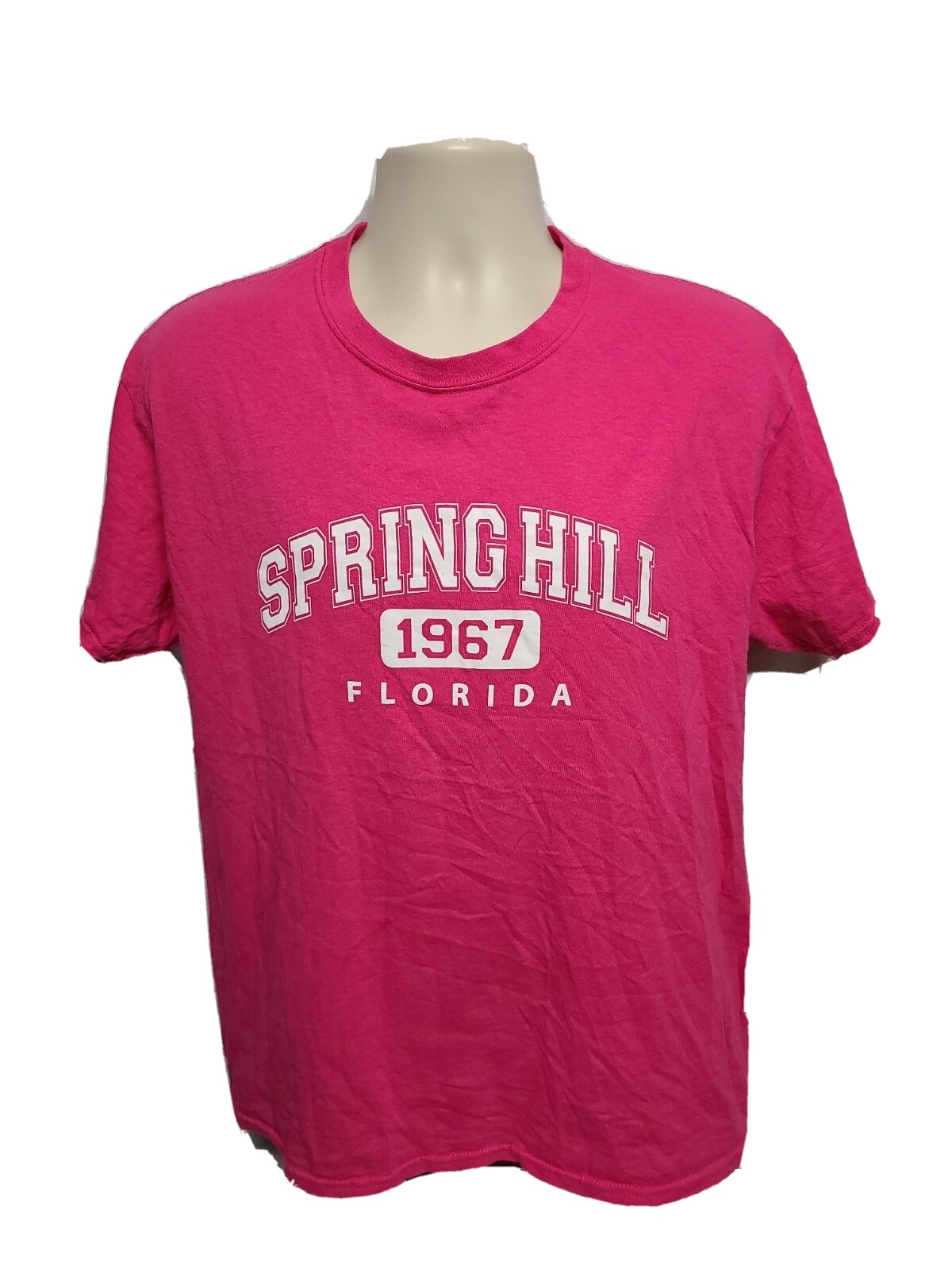 Spring Hill Florida 1967 Adult Large Pink TShirt gallery