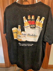 Modelo Men’s T-Shirt Size X-Large/Front-Back Graphics/Faded-Worn Look New w/Tags