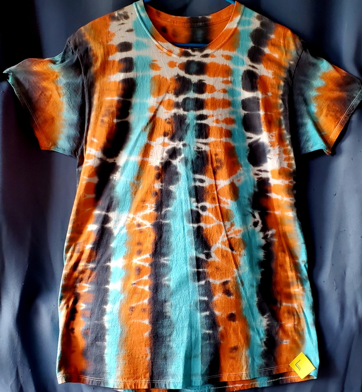 HANES 100% SIZE LARGE Cotton Tye Dyed Shirt Pre-washed WON'T FADE VERY SOFT gallery