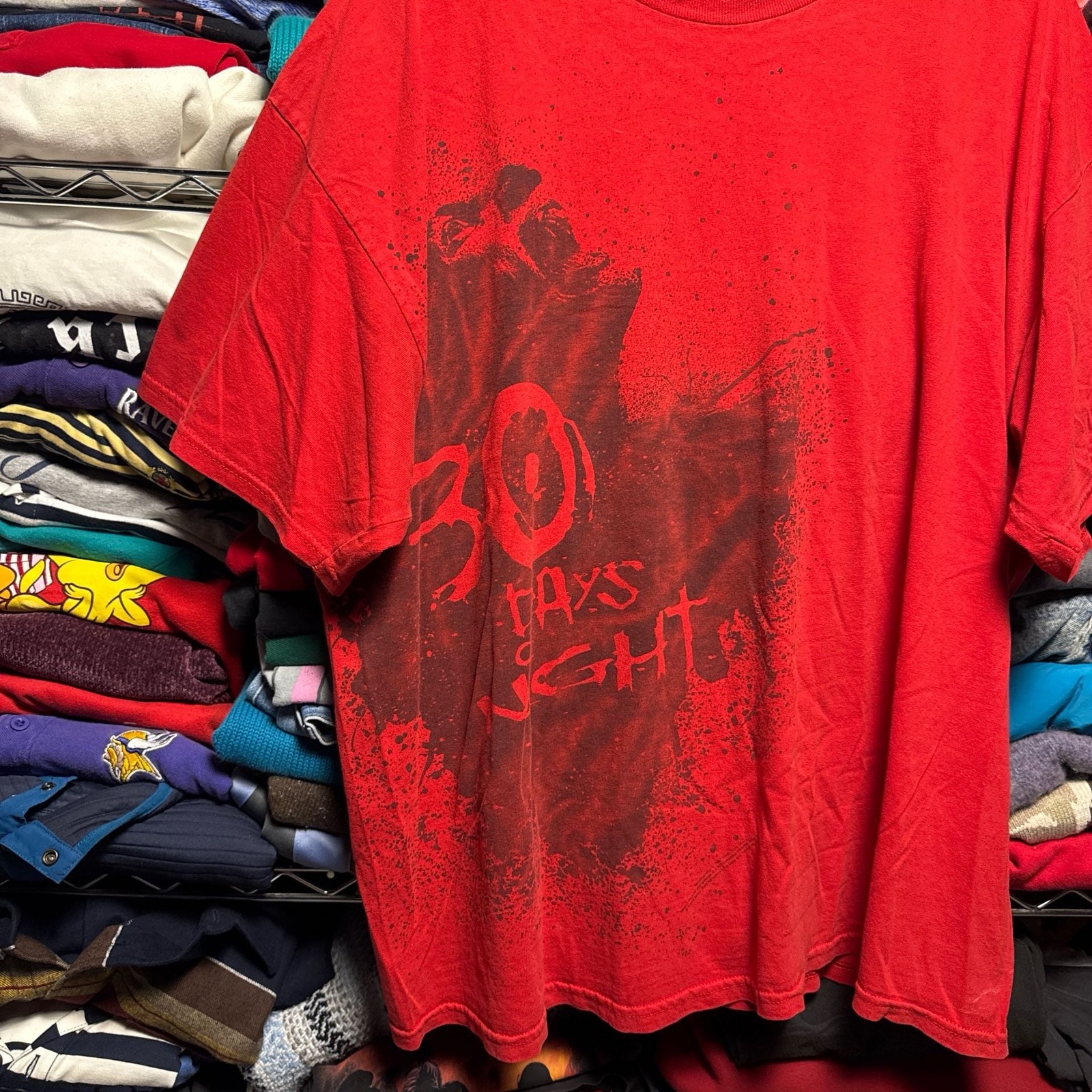 30 Days Of Night Shirt Movie Promo Graphic T Shirt Size L 2007 Y2K Horror gallery
