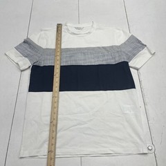 Mind Bridge White Blue Gray Colorblock T Shirt Mens Size 100
