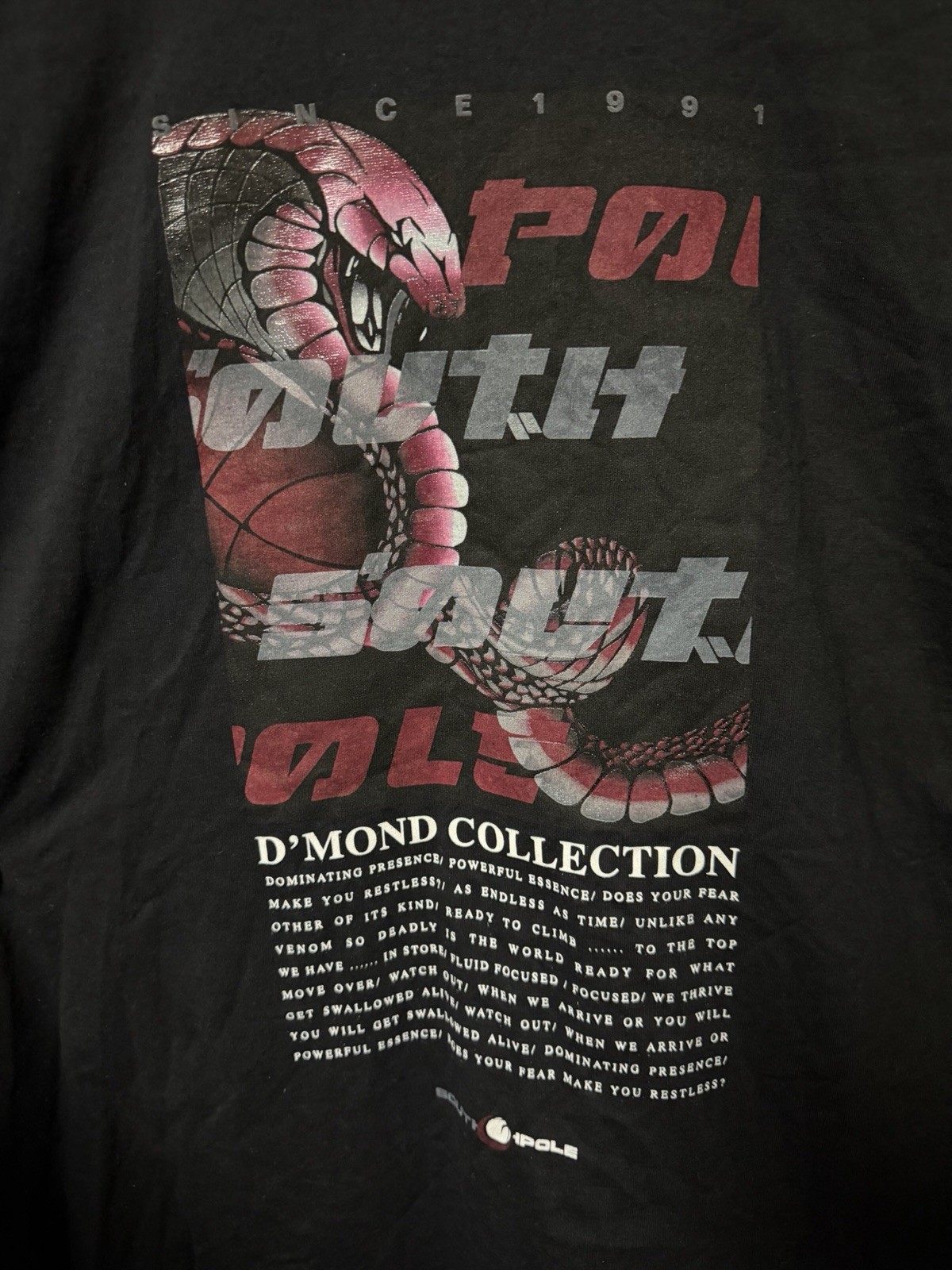 Vintage Southpole D Mond Collection Snake Graphic Shirt 2XL Y2K 00 Streetwear gallery